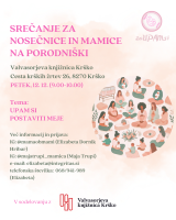 SREČANJE ZA NOSEČNICE IN MAMICE NA PORODNIŠKI